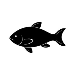 blob fish vector silhouette