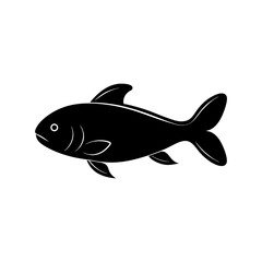 blob fish vector silhouette