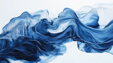 blue paint splash isolated on white background ,Blue water splash isolated on white background ,Blue ink in water on a white background