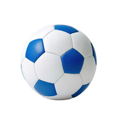Fototapeta premium Colorful Soccer Ball on White Background, png clipart element with transparency