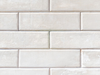 White Stone Wall with Rectangular Blocks Texture