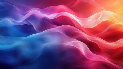 Obraz premium Ethereal waves of color and light, abstract gradient design background wallpaper