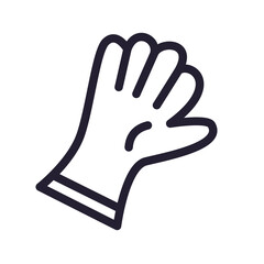 Obraz premium gloves icon