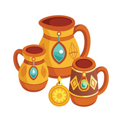 Caly Charm Mugs – Handcrafted Ceramic Mugs with Unique Artistic Boho Designs for Cozy Sips-With charming textures, earthy tones, and boho-inspired designs, each mug brings warmth and personality 