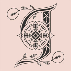 Elegant Line Art of Historic Mosque with Street Lamp.