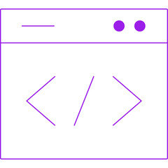 Website icon single vector illustration 