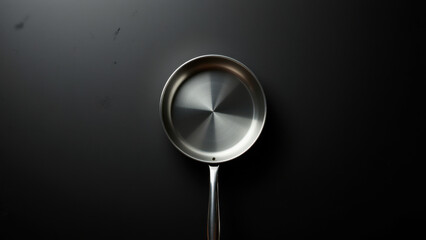A close-up photo of a skillet on a stovetop with a blurred background.
