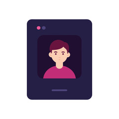 young man with tablet pc