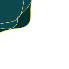 Modern Wave Lines Corner Shape