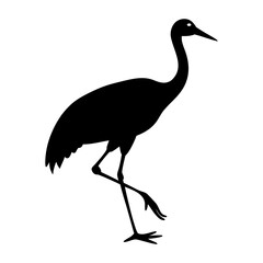 Fototapeta premium crane bird silhouette image