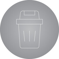Delete icon single vector illustration 