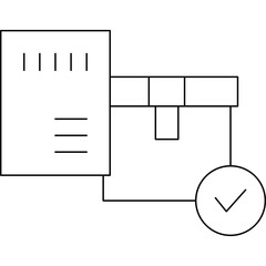 Shipment icon single vector illustration 