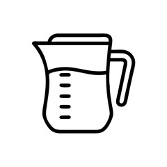 water jug outline isolated vector 
