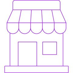 Shop icon single vector illustration 