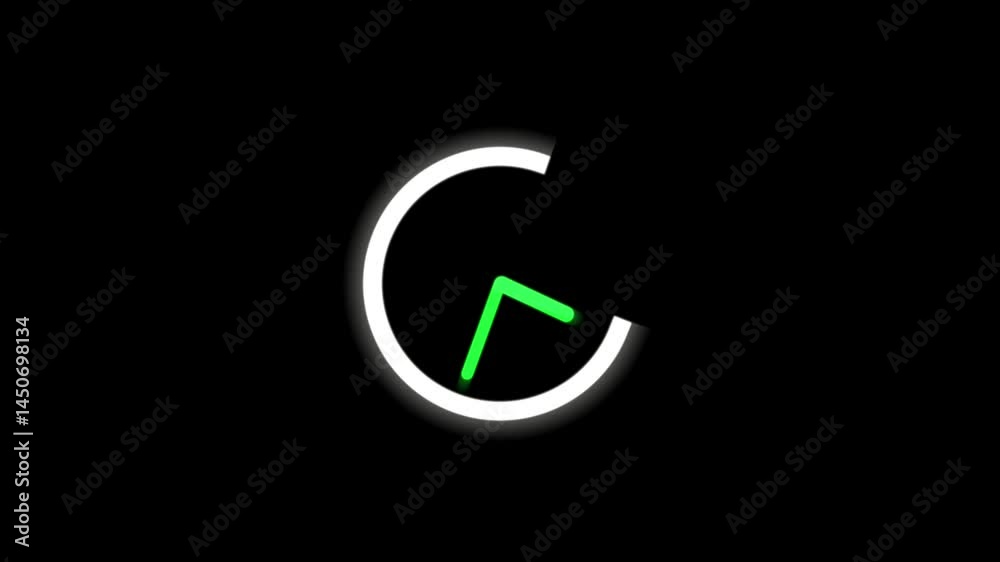 Poster clock animation