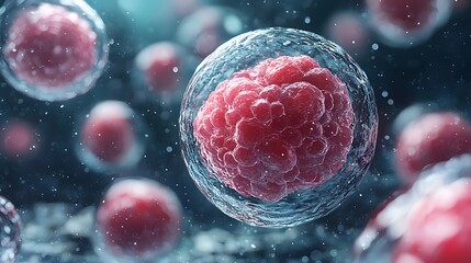 Microscopic view of cells