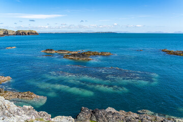 Walking around The Range coastal path Anglesey
