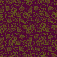 Obraz premium seamless floral pattern