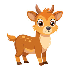 Obraz premium Cute cartoon tiger cub