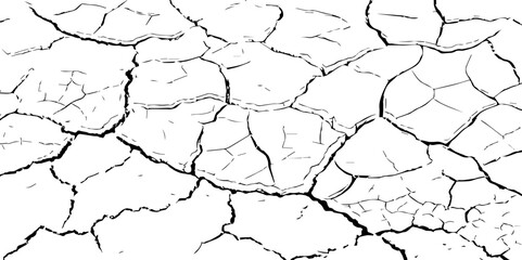  Monochrome abstract texture.Black and white pattern.Background of cracks, scuffs, chips.

