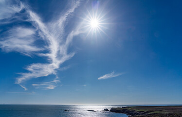 Walking around The Range coastal path Anglesey