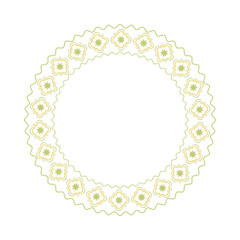 Decorative frame with ornament.