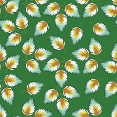 daisies seamless pattern
