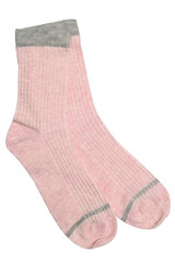 Pair of pink socks