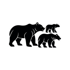 Bear Graphic for Wildlife and Nature Themes