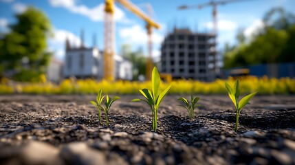 New growth among urban construction