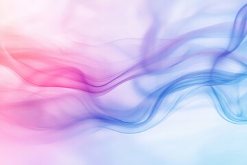 Fototapeta premium Ethereal Colorful Abstract Smoke Flowing Smoothly with Dynamic Light and Vibrant Energy