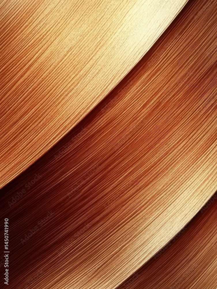 Poster abstract golden brown texture background with flowing lines and smooth curves creating a warm and in