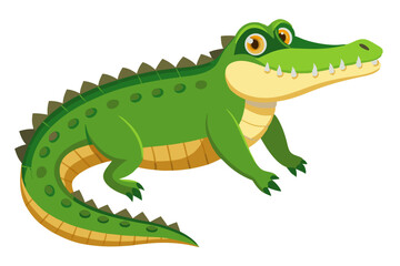 Fototapeta premium Cartoon crocodile cartoon