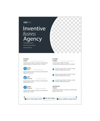 Modern Business Agency Flyer Template – Corporate Marketing Poster Design.