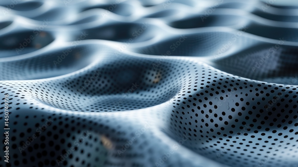 Poster abstract of vibrant particle in geometric shape represent data flow. vivid flowing object with high 