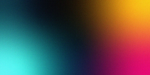 Summer color gradient background grainy orange blue pink noise texture. gradient rough abstract background grainy noise grungy texture shine bright light and glow making it perfect for creative design