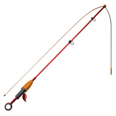 fishing rod vector