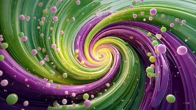 A vibrant swirl of colors creating a dynamic abstract design.