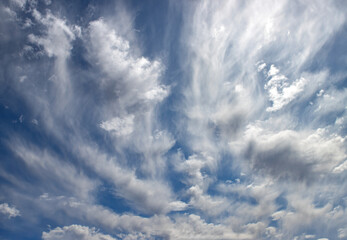 blue sky with clouds