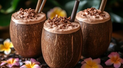 Coconut Chocolate Drink