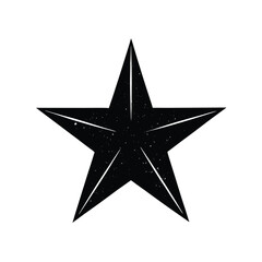 star on white background