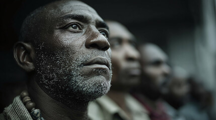 A compelling visual representation of the struggles faced by minority groups in society