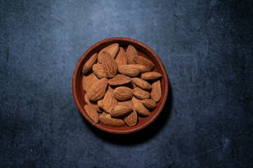 almonds in a bowl