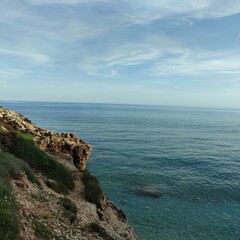 Rocky Coastline and Adriatic Sea View in Pula, Istria, Croatia