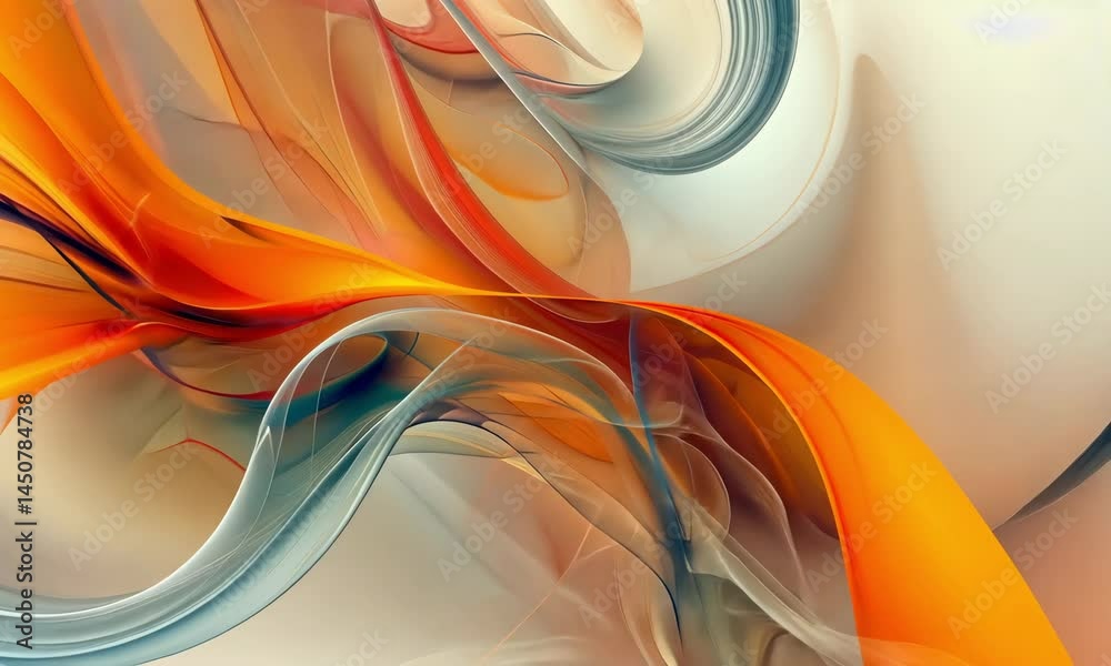 Poster dynamic abstract animation showcasing vibrant colors and fluid motion in a visually captivating disp