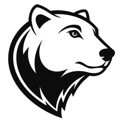 Download vector graphic of a bear head illustration for free and use in your design projects today isolated on transparent background