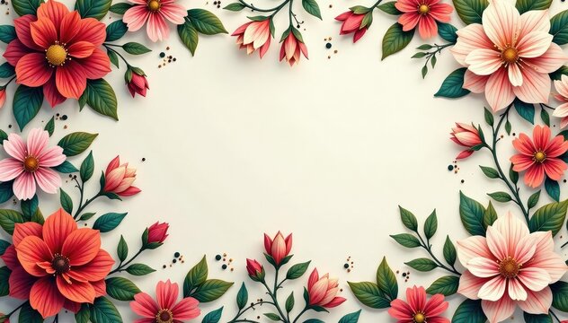 Intricate floral damask design in muted tones, art, design, gold