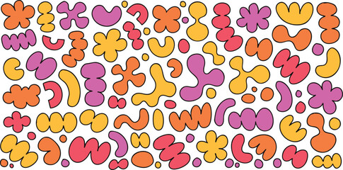 Hand Drawn Abstract Shape Doodle Vector Illustration