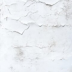 Obraz premium Abstract White Wall Texture with Cracks and Imperfections for Backgrounds and Design Elements
