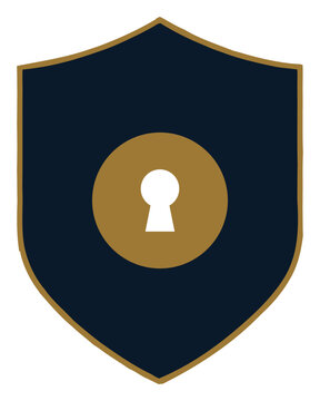 recommend clip art: Security Shield with Keyhole Vector Illustration Symbol of Protection and Access.